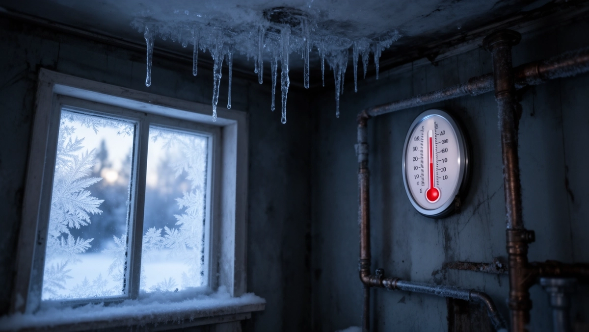 jak spada temperatura w nieogrzewanym domu