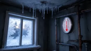 jak spada temperatura w nieogrzewanym domu